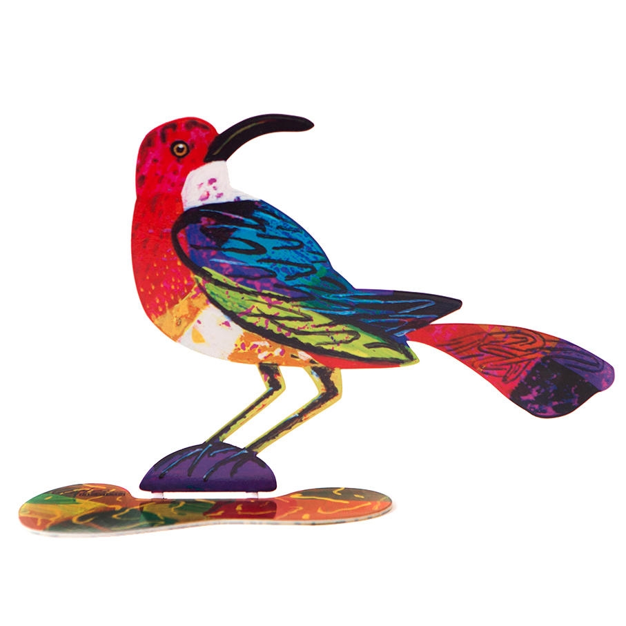 David Gerstein Signed Sculpture - Friendly Bird - 2