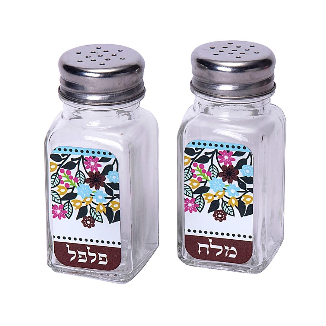 Dorit Judaica Colorful Floral Salt and Pepper Shakers - 1