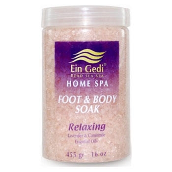 Ein Gedi Dead Sea Relaxing Foot & Body Soak - Lavender & Chamomile 455 gr - 1