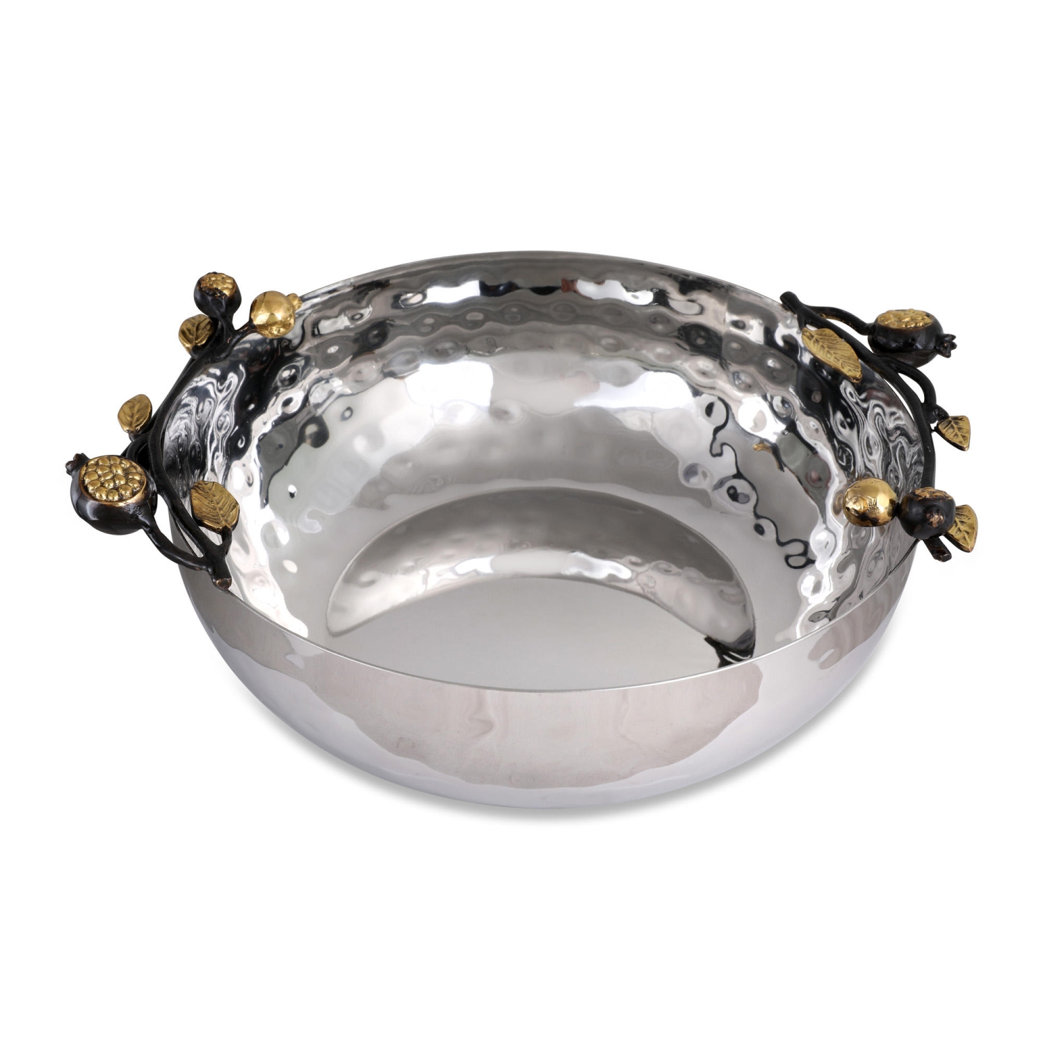Yair Emanuel Stainless Steel Pomegranate Bowl - Large - 1