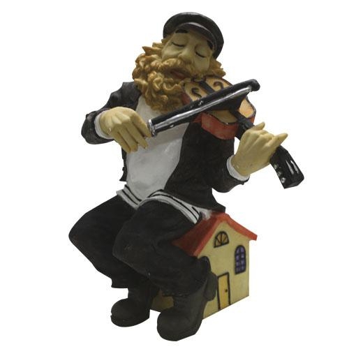 "Fiddler on the Roof" Extra Large Figurine with Cloth Legs  - 1