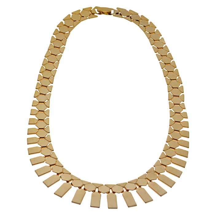 Hagar Satat Gold Plated Geometric Choker Necklace - 2