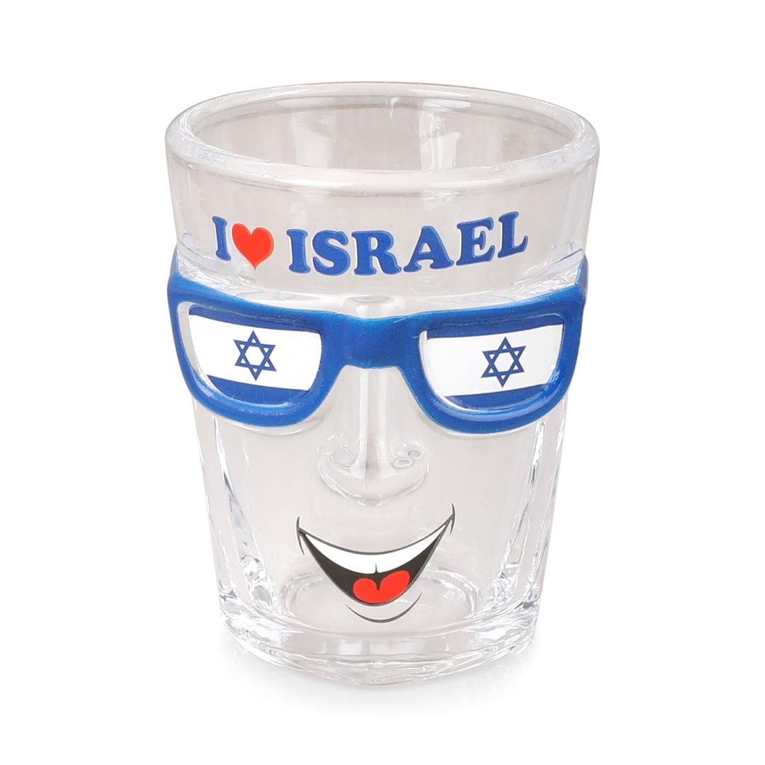 "I Love Israel" Funky Shot Glass - 1