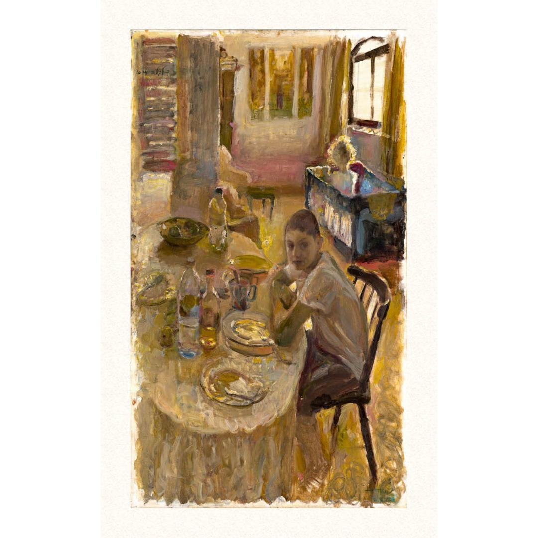 Leonid Balaklav Son Sitting at the Dining Table – Limited Edition Digigraphie® Print on Paper - 1