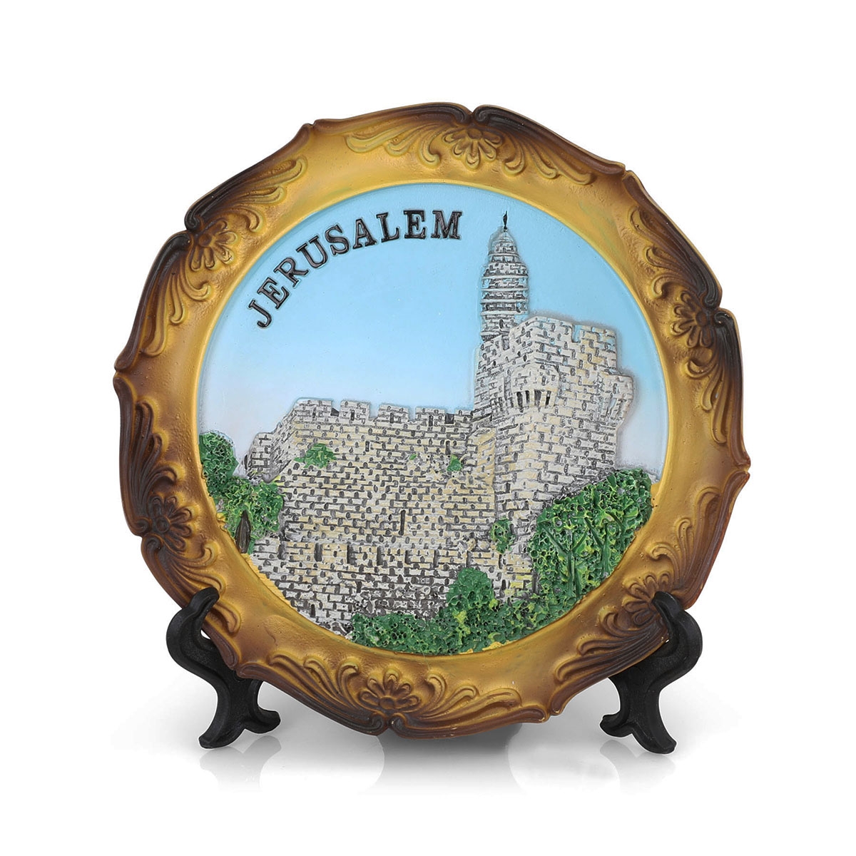 Jerusalem Tower of David Three-Dimensional Decorative Plate  - 1
