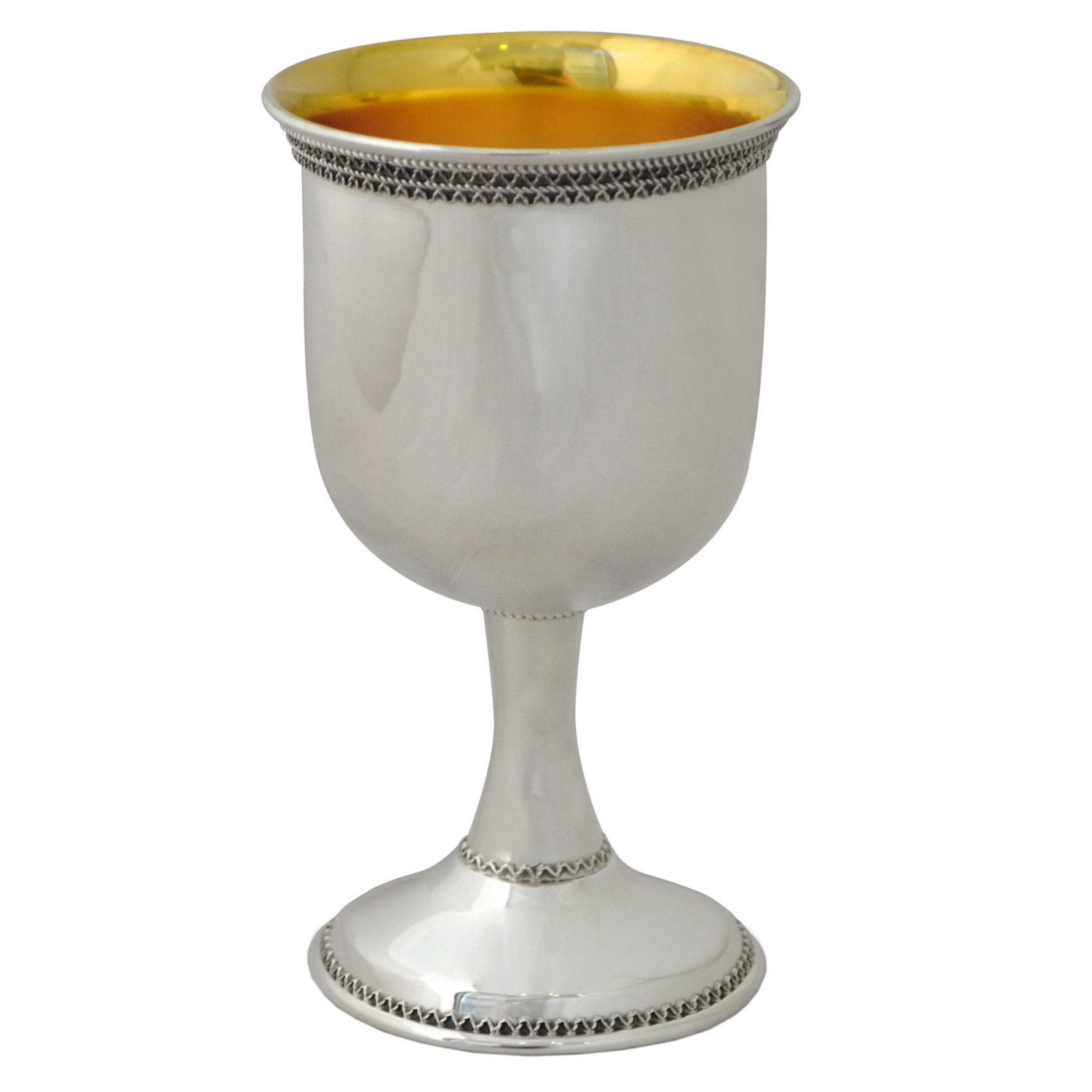 Nadav Art Sterling Silver Kiddush Cup - Lior - 1