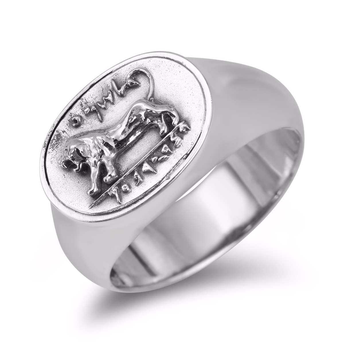 Rafael Jewelry Roaring Lion 925 Sterling Silver Ring - 1