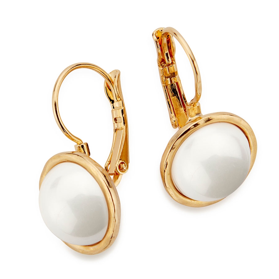 SEA Smadar Eliasaf Gold-Plated Pearl Drop Earrings - 1