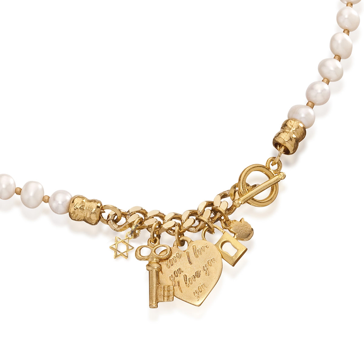 SEA Smadar Eliasaf Pearls and Gold-Plated Elements Necklace  - 1