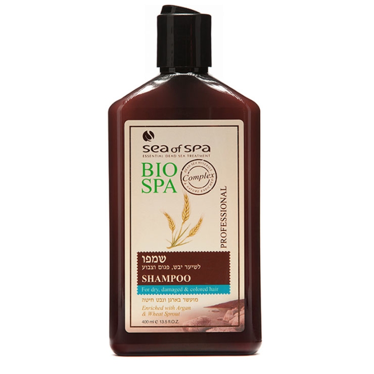 Sea of Spa Bio Spa Dead Sea Minerals Shampoo With Argan Oil and Wheat Sprout Extracts – For Damaged, Dry & Colored Hair - 1