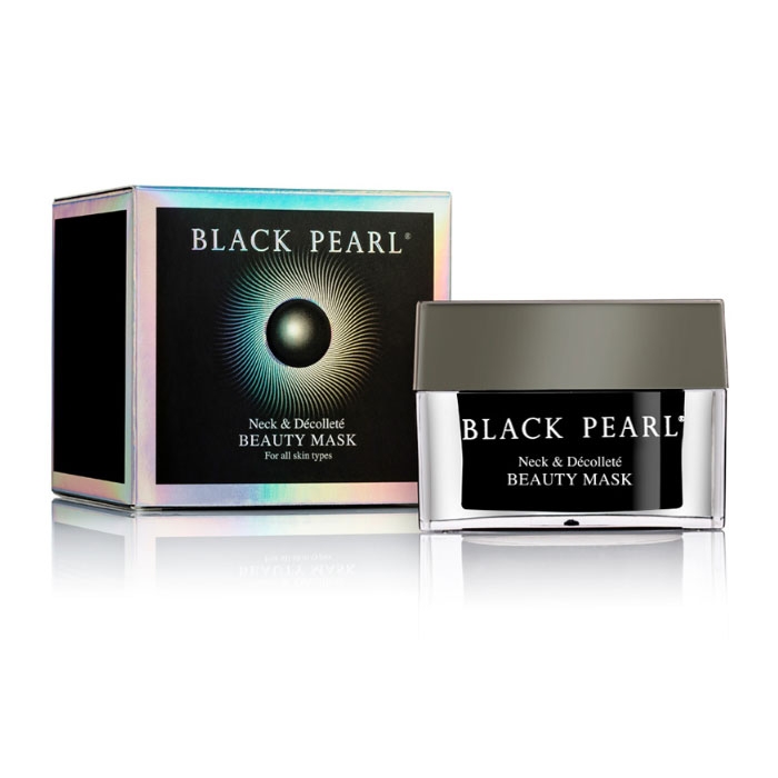 Sea of Spa Black Pearl Line Neck and Décolleté Beauty Mask – For Treating Delicate Skin - 1