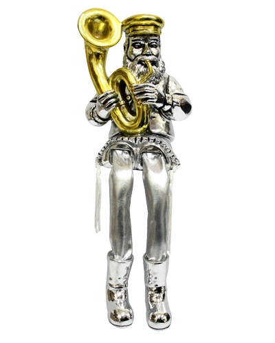 Hassidic Figurine with Cloth Legs- Tuba - 1