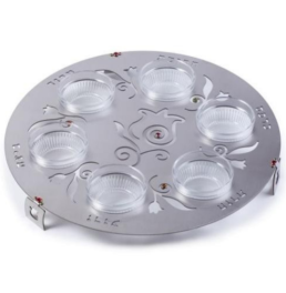 Lily Art Seder Plate