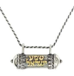 Shema Yisrael Mezuzah Necklaces
