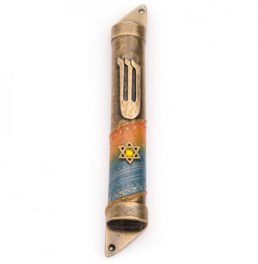 Lily Art Mezuzah